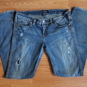 Silver Plus Size Jeans